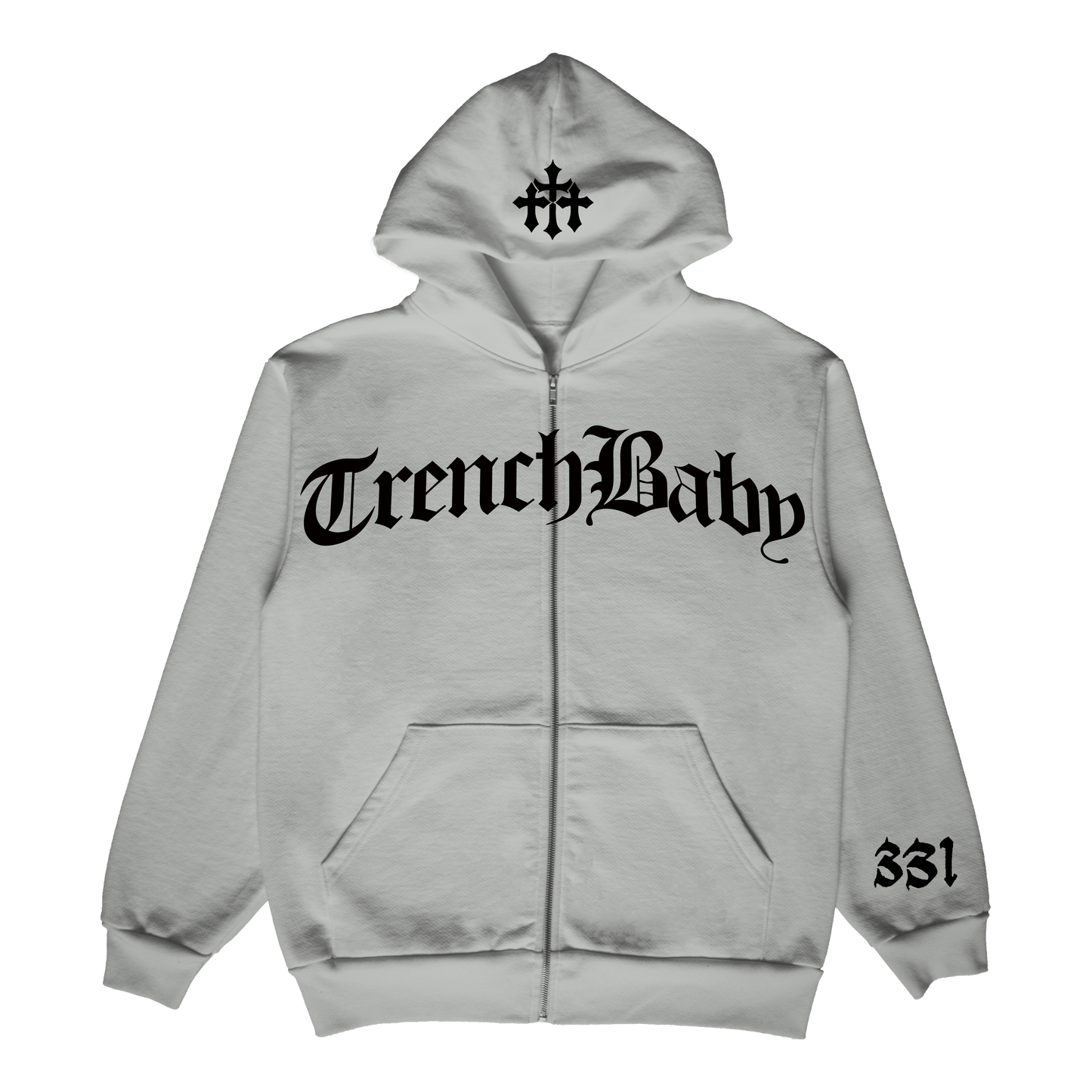 Gray Zip Up