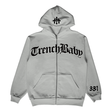 Gray Zip Up